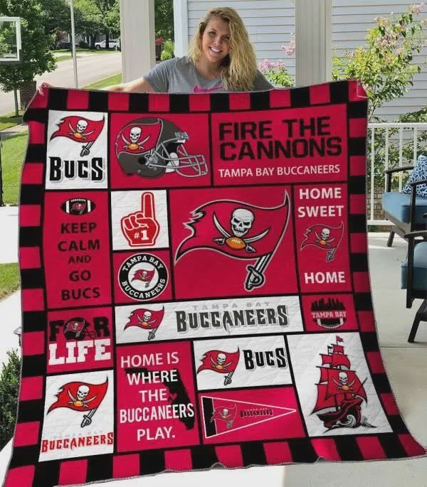 Support Your Team with Tampa Bay Buccaneers Quilt Blanket B040636