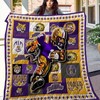 Support the LSU Tigers with this Purple and Yellow Ncaa Quilt Bedding Set