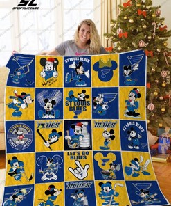 Support the St. Louis Blues with this Cozy Quilt Blanket - Soft and Snuggly