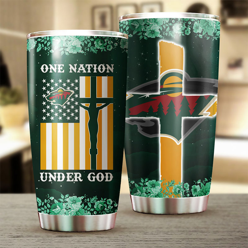 Support the Wild with This One Nation Under God NHL Tumbler - Image 2