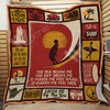 Surfing The Sea Below Me The Sky Above Me Quilt Blanket for Fans of Surfing