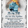 Surprise your wife with this To My Wife You Are My Queen Forever Blanket Quilt Bedding Set for Birthday