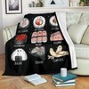 Sushi Names For Sushi Lover Fleece Blanket for Foodies