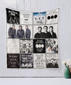 Swedish House Mafia Quilt Blanket for Dance Music Lovers