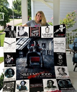 Sweeney Todd Musical Quilt Bedding Set with Theatre Design