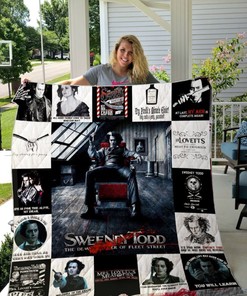 Sweeney Todd The Demon Barber Of Fleet Street Broadway Inspired Quilt Bedding Set