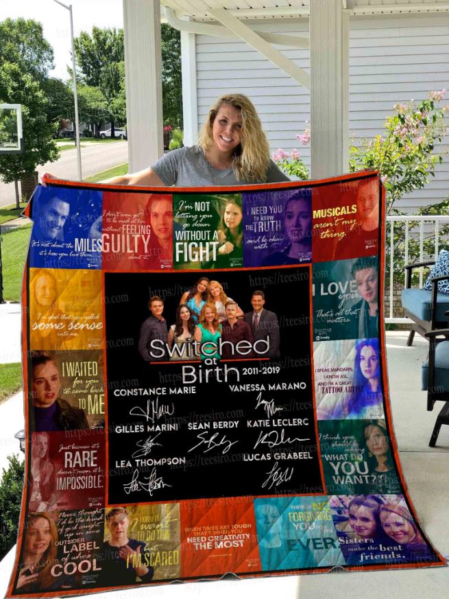 Switched At Birth American Drama Series Inspired Quilt Bedding Set