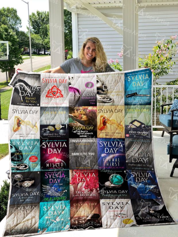 Sylvia Day Quilt Blanket 0988 for Book Lovers