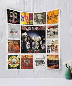 Sympathy For The Devil Guns N' Roses Quilt Blanket - Celebrate the music of Guns N' Roses quilt blanket.