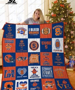 Syracuse Orange Quilt Bedding Set - Show your Support for Your Favorite Team with this Personalized Bedding Set