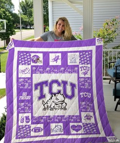 TCU Horned Frogs Ver2 Quilt Bedding Set for Fans