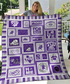 TCU Horned Frogs Ver4 Quilt Bedding Set with Stylish Design