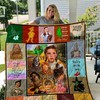 T-Wizard Of Oz-Quote: Quilt Bedding Set with Fleece Blanket for Wizard of Oz Fans