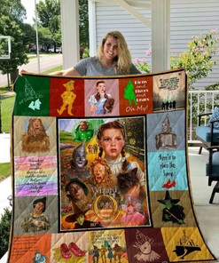 T-Wizard Of Oz-Quote: Quilt Bedding Set with Fleece Blanket for Wizard of Oz Fans