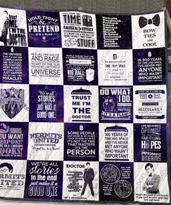 Take A Journey Through Time And Space With Doctor Who Quilt Bedding Set