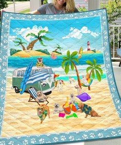 Take Your Golden Retriever Camping With Camping Golden Retrieve Going Camping Quilt Blanket