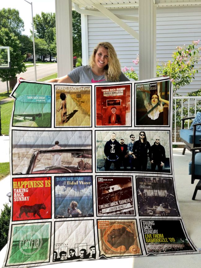 Taking Back Sunday Quilt Blanket for Music Lovers