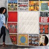 Talking Heads Albums Themed Quilt Blanket For Music Lovers