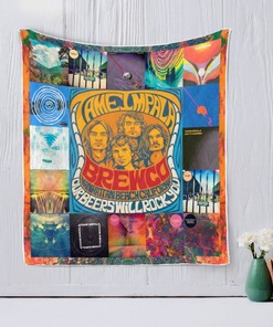 Tame Impala Band Brewco: Quilt Bedding Set with Fleece Blanket for Tame Impala Fans