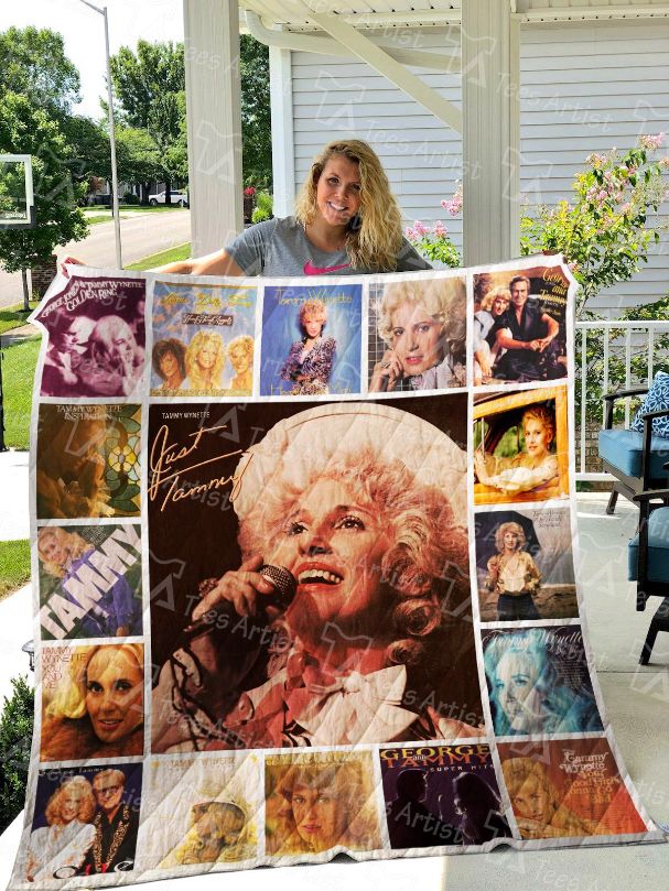 Tammy Wynette Quilt Bedding Set for Country Music Fans