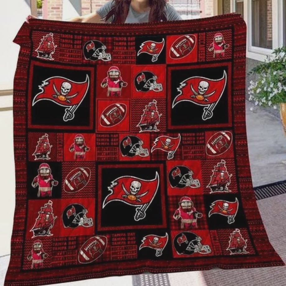Tampa Bay Buccaneers Ha0411 Fan Made Quilt Blanket Bed Set for Boys