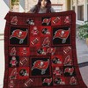 Tampa Bay Buccaneers NFL Team Fan Quilt Blanket