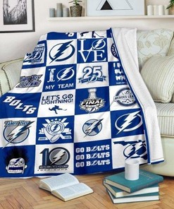 Tampa Bay Lightning Blanket - Perfect for Hockey Fans
