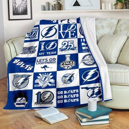 Tampa Bay Lightning Blanket - Perfect for Hockey Fans