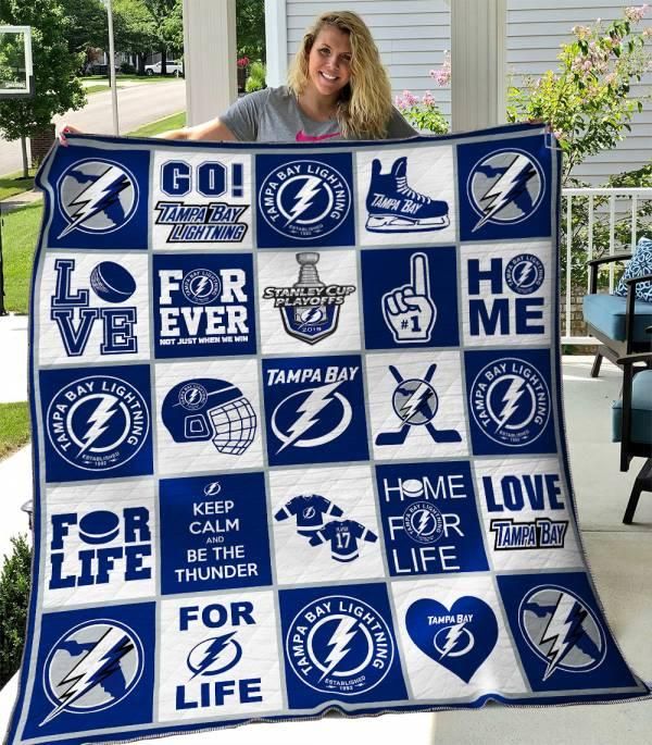 Tampa Bay Lightning Quilt Bedding Set 01 with Keywords