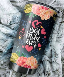 Tampa Bay Rays Best Mom Ever Cool Flower MLB Tumbler for Loving Mothers