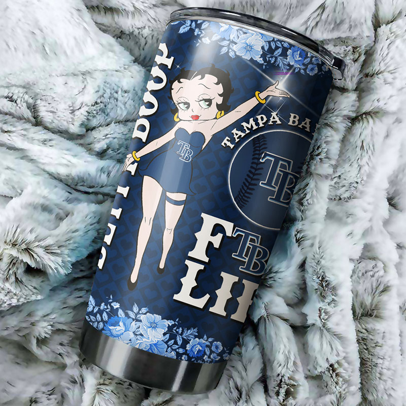 Tampa Bay Rays MLB Tumbler Featuring Betty Boop