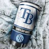 Tampa Bay Rays MLB Tumbler with Awesome Design for Diehard Baseball Fans