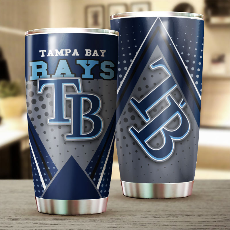 Tampa Bay Rays MLB Tumbler with Unique Design for Baseball Fans - Image 2