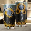 Tampa Bay Rays Sunflower MLB Tumbler with Vibrant Flowers