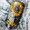 Tampa Bay Rays Sunflower Sunshine MLB Tumbler with Bright Flowers