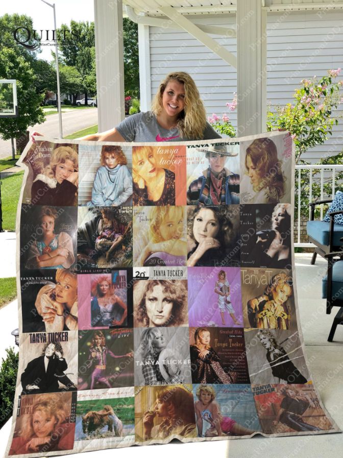 Tanya Tucker Quilt Bedding Set For Fans Ver 25 with Bed Set Twin