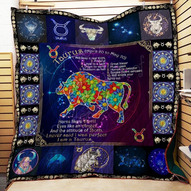 Taurus I Am A Taurus Quilt Bedding Set