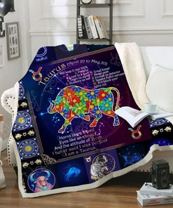 Taurus Sofa Blanket Th504 - Perfect for Astrology Lovers