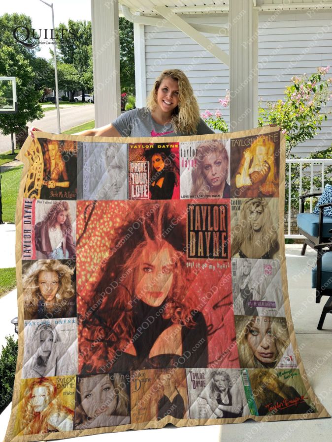 Taylor Dayne Fans Ver 17 Quilt Bedding Set