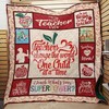 Teacher Quilt Bedding Set for Educators