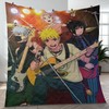 Team 7 Kakashi Sasuke Sakura Naruto Music Band Quilt Blanket