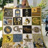 Team Georgia Tech Yellow Jackets NCAA Quilt Bedding Set with Sporty Design