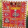 Team Kansas City Chiefs Football Quilt Bedding Set