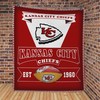 Team Kansas City Chiefs NFL Football Collection Quilt Bedding Set for Sports Fans