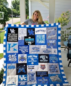 Team Kentucky Wildcats UK2K Quilt Blanket - A Must-Have Quilt Bedding Set for Sports Fans