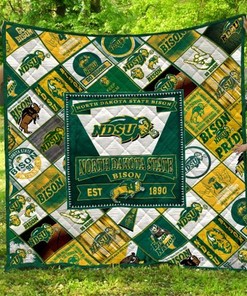 Team North Dakota State Bison NCAA Quilt Bedding Set