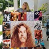 Ted Nugent Albums Quilt Blanket for Guitar Lovers