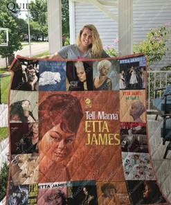 Tell Mama Etta James Collection Quilt Blanket for Soul Music Lovers