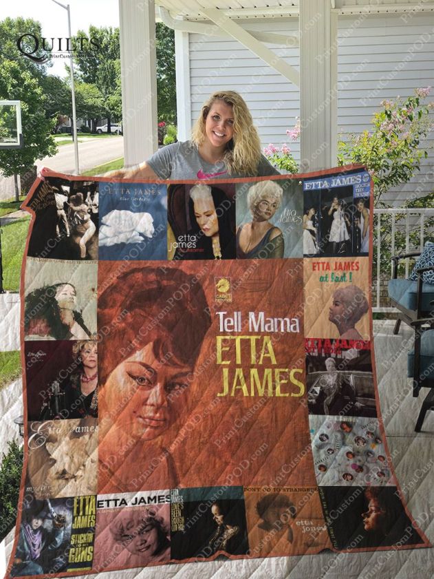 Tell Mama Etta James Collection Quilt Blanket for Soul Music Lovers