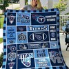 Tennessee Titans Quilt Blanket with Premium Comfy Sofa Throw